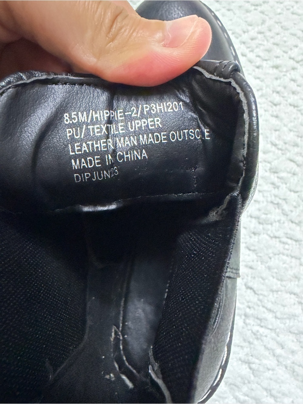 Sincerely Jules Hippie 2 Black Chunky Combat Boots Women’s Size 8.5 - Picture 7 of 12